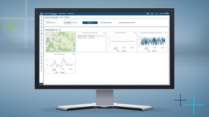 CONiX Testfleet 3.9.0 Live Monitor
