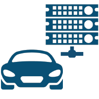 Use in the test vehicle or data center